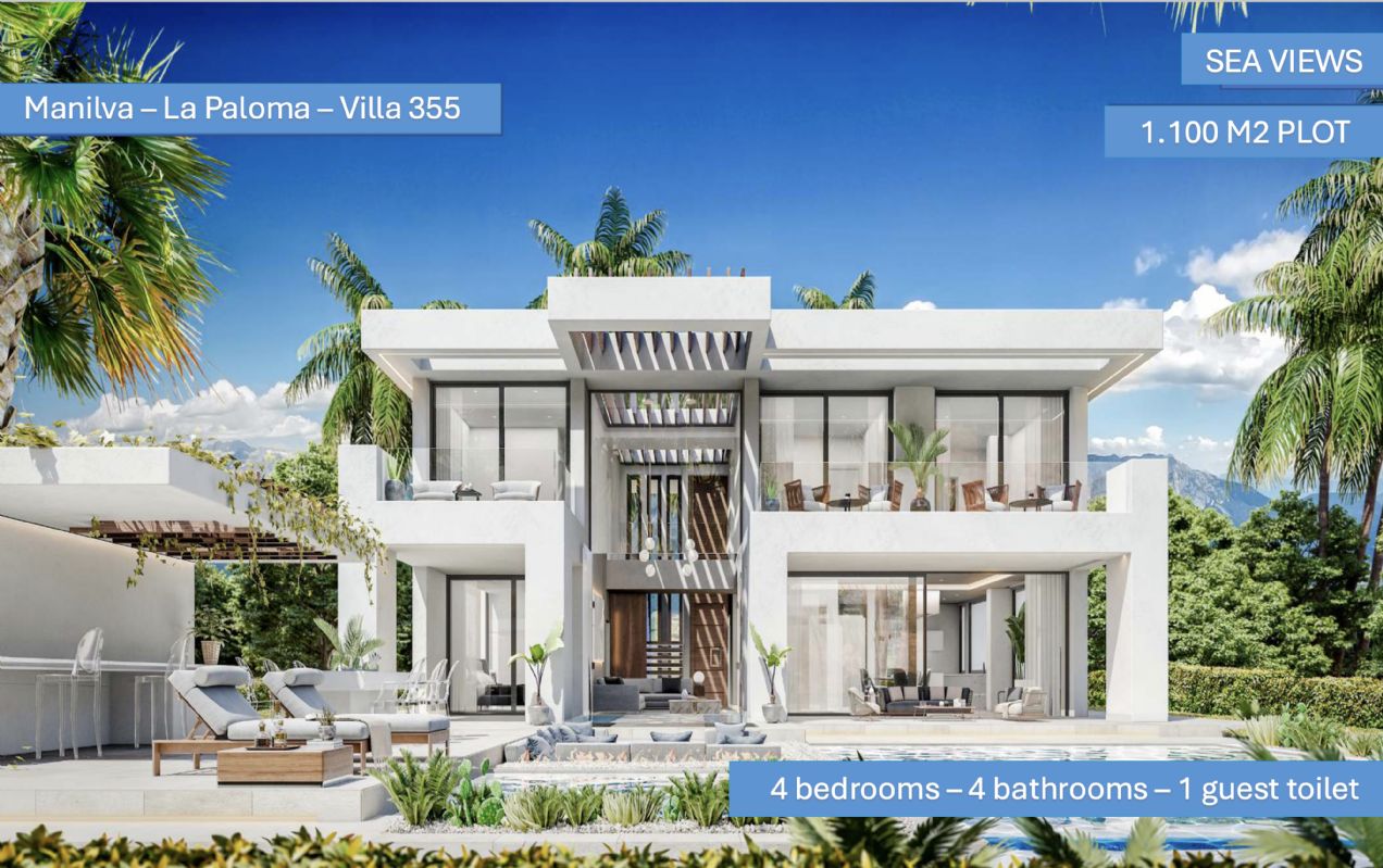 Off plan vrijstaande luxueuze villa (O.B.), Manilva, Málaga, Andalucía, Spanje